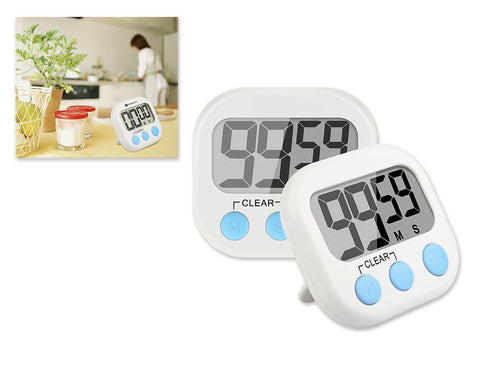 2 Pieces Magnetic Digital Kitchen Timer with Stand