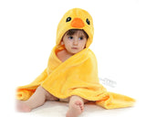 Animal Series Bably Fleece Hooded Snuggle Baby Blanket