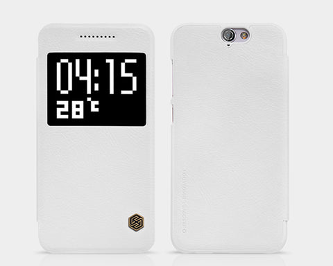 Eyelet Pro Series HTC One A9 Flip Leather Case - White