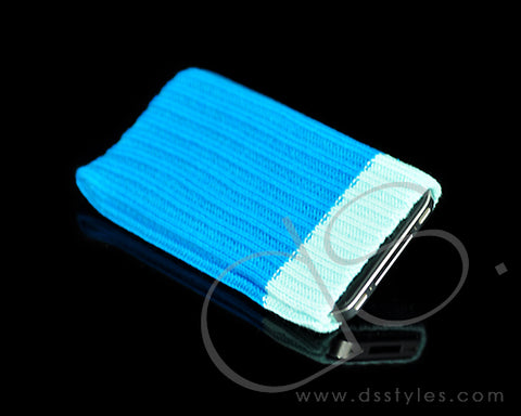 Socker Series iPhone 4 and 4S Soft Pouch Case - Ice Blue
