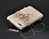 Mystic Series iPhone 4 and 4S 3D Crystal Case - Ribbon Chain