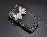 Mystic Series iPhone 4 and 4S 3D Crystal Case - Heart Ribbon