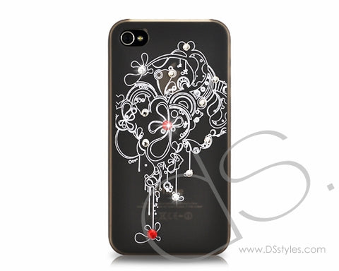 Fiori Series iPhone 4 and 4S Crystal Case - Fancy