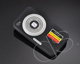 Camera Series iPhone 4 Silicone Case - Black