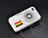 Camera Series iPhone 4 Silicone Case - White