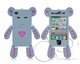 Dream Series iPhone 4 and 4S Silicone Case - Gray