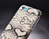 Python Series iPhone 5C Leather Case - White