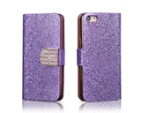 Twinkle Series iPhone 5C Flip Leather Case - Purple