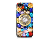 Pendant Watch Series iPhone 5 and 5S Crystal Case - Blue