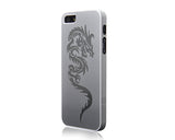 Relief Series iPhone 5 and 5S Metal Case - White Dragon