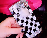 Luxury Diamond Series Bling iPhone 6 Crystal Case (4.7 inches) - Zebra