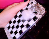 Luxury Diamond Series Bling iPhone 6 Crystal Case (4.7 inches) - Zebra