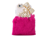 Stylish Furry Series Bling iPhone 6 Crystal Case (4.7 inches) -Magenta