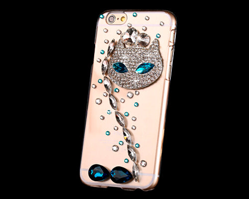 3D Diamond Series iPhone 6 and 6S Crystal Case - Cat