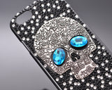 Rainbow Rhinestone Series iPhone 6 and 6S Crystal Case - Skull