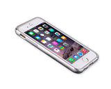 Seam Series iPhone 6 Genuine Leather Case (4.7 inches) - Black + Silver