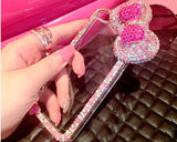 Chic Bow Series Bling iPhone 6 Plus and 6S Plus Crystal Case - Pink 2