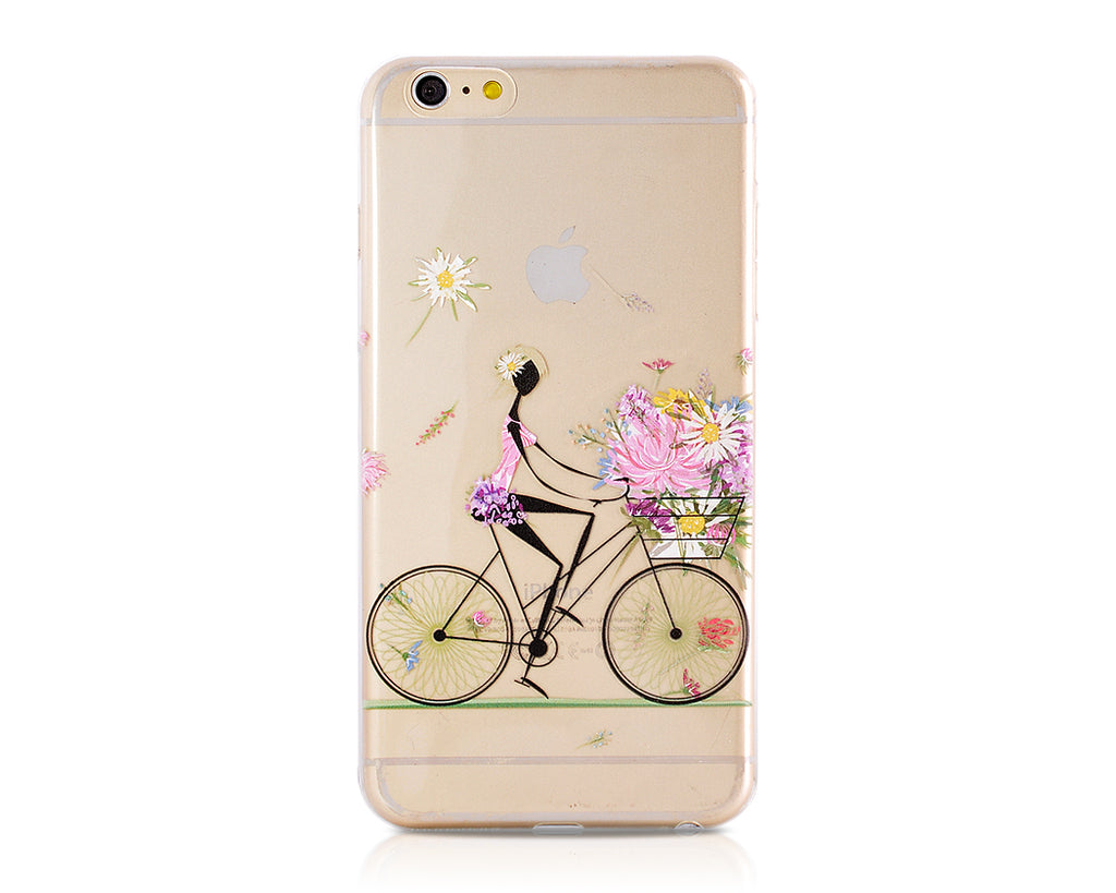 Painted Series iPhone 6 Plus and 6S Plus Case - Cycling Girl
