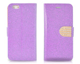 Twinkle Series iPhone 6 and 6S  Flip Leather Case - Purple
