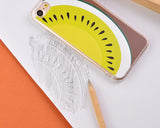Fruit Series TPU Bumper and PC Clear Hard iPhone 7 Case - Dragon Fruit