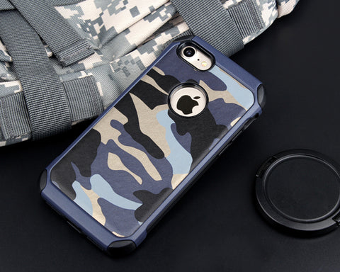 Camouflage Series iPhone 7 Case - Blue