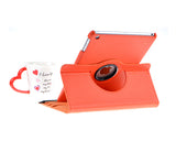 Rotating Series iPad Mini 4 Flip Leather Case - Orange
