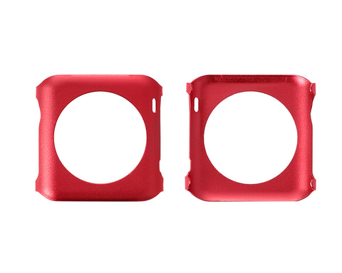 38mm Apple Watch Aluminium Alloy Protective Case iWatch Cover - Red
