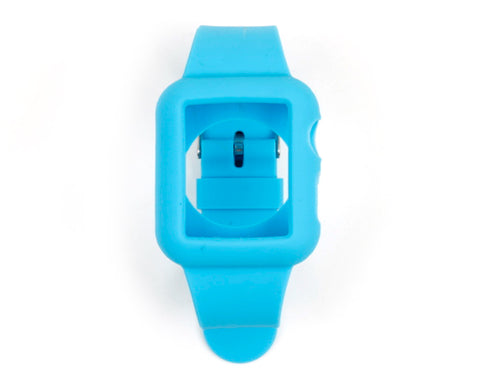 42mm Silicone Apple Watch iWatch Band Strap with Case - Blue