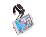 38mm/ 42mm Apple Watch Charging Stand Phone Holder - Silver
