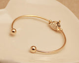 Baby Fox Crystal Bangle