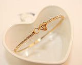 Golden Diamond Crystal Bangle