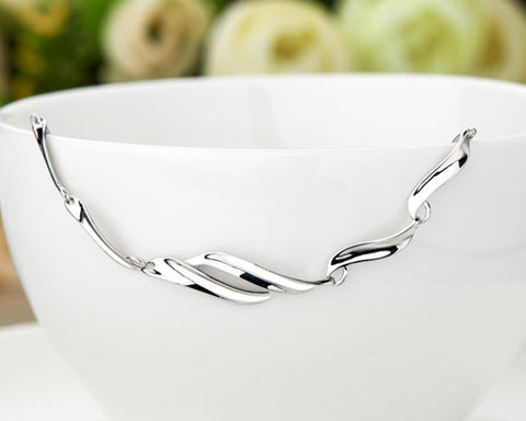 Wavy 925 Sterling Silver Bracelet