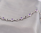 Little Star Purple Crystal Bracelet