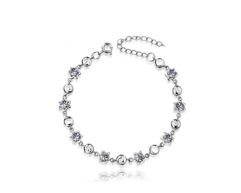 Little Star White Crystal Bracelet