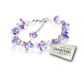 Frigid Violet Ice Bling Swarovski Crystal Bracelet