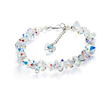 Frigid Silver Ice Bling Swarovski Crystal Bracelet