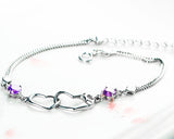 Allegiance Love Purple Bling Swarovski Crystal Bracelet