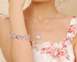 Pink Lady Bling Swarovski Crystal Bracelet