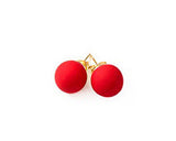 Fluorescence Round Ball Stud Earrings