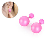 Fluorescence Round Ball Stud Earrings