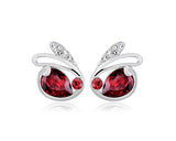 Adorable Rabbit Shaped Bling Swarovski Crystal Stud Earrings