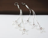 Tassel Stars Crystal Earrings Dangle Earrings for Women