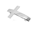 Silver Cross Hair Clip