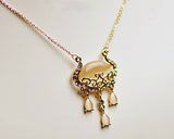 Longevity Lock Crystal Necklace