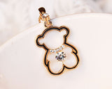 Teddy Bear Crystal Necklace