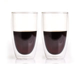 Double Walled Coffee Glasses Set of 2