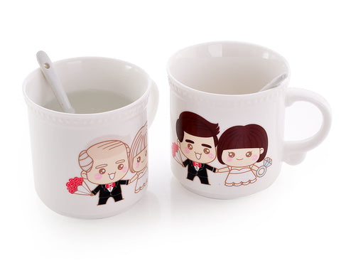 Forever Love Series Color Changing Couple Coffee Mug