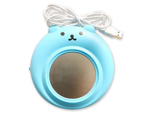 Cute Bear Series Desktop USB Cup Warmer - Blue