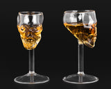 2 Pcs 75ml Crystal Skull Wine Glass
