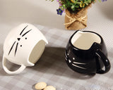 300ml Cat Face Couple Coffee Mug